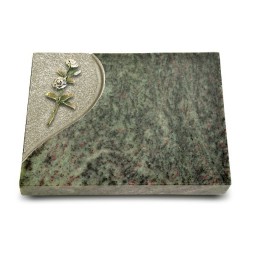 Grabtafel Tropical Green Folio Rose 8 (Color)