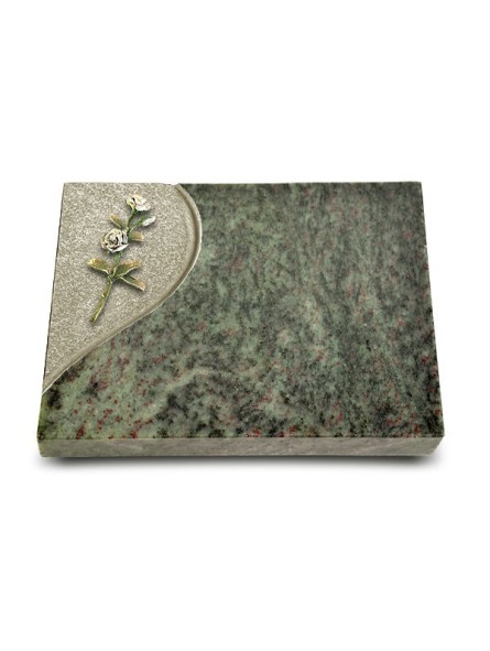 Grabtafel Tropical Green Folio Rose 8 (Color)