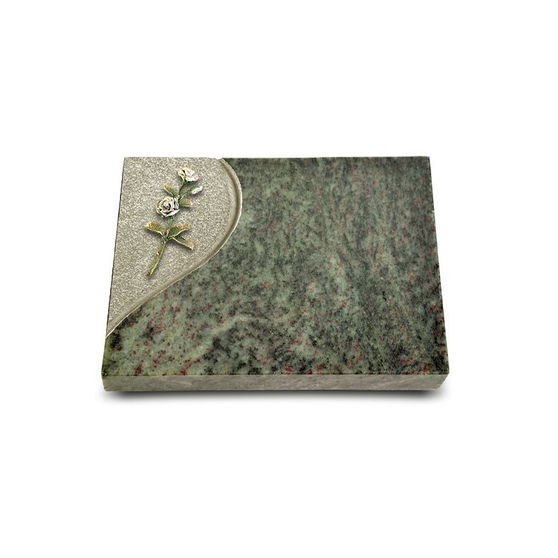 Grabtafel Tropical Green Folio Rose 8 (Color)