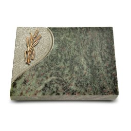 Grabtafel Tropical Green Folio Ähren 1 (Bronze)