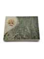 Grabtafel Tropical Green Folio Baum 3 (Bronze)