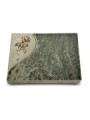 Grabtafel Tropical Green Folio Rose 2 (Bronze)