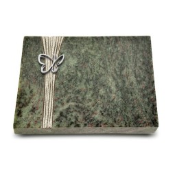 Grabtafel Tropical Green Strikt Papillon (Alu)