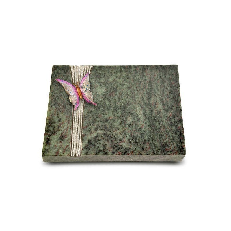 Grabtafel Tropical Green Strikt Papillon 1 (Color)