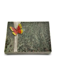 Grabtafel Tropical Green Strikt Papillon 2 (Color)