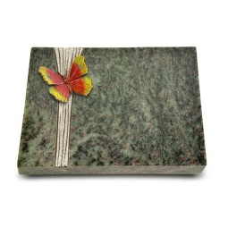 Grabtafel Tropical Green Strikt Papillon 2 (Color)