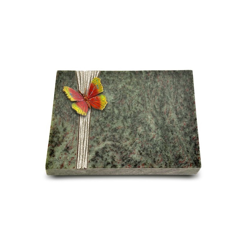 Grabtafel Tropical Green Strikt Papillon 2 (Color)