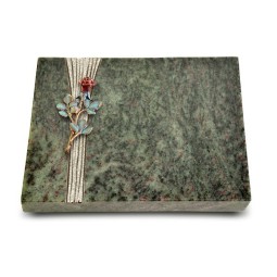 Grabtafel Tropical Green Strikt Rose 7 (Color)