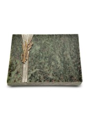 Grabtafel Tropical Green Strikt Ähren 1 (Bronze)