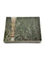 Grabtafel Tropical Green Strikt Ähren 2 (Bronze)