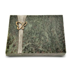 Grabtafel Tropical Green Strikt Papillon (Bronze)