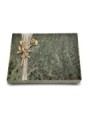 Grabtafel Tropical Green Strikt Rose 10 (Bronze)