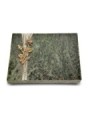 Grabtafel Tropical Green Strikt Rose 13 (Bronze)