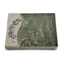 Grabtafel Tropical Green Wave Efeu (Alu)
