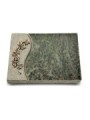 Grabtafel Tropical Green Wave Efeu (Bronze)