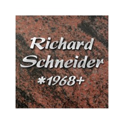 MA3 1x Metall-Schriftzeichen aus Aluguss