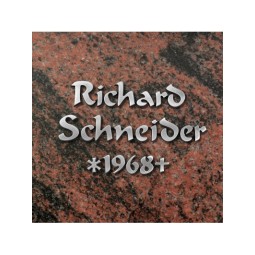 MA7 1x Metall-Schriftzeichen aus Aluguss