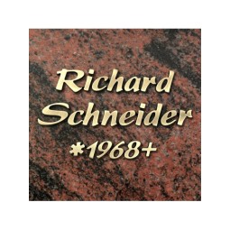 MB3 1x Metall-Schriftzeichen aus Bronzeguss