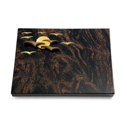 Grabtafel Aruba Vogelschwarm