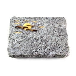 Grabplatte Marina Blue Vogelschwarm