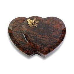 Grabkissen Amoureux/Aruba Rose 3 (Bronze)