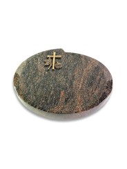 Grabkissen Baroque/Himalaya Kreuz 1 (Bronze)