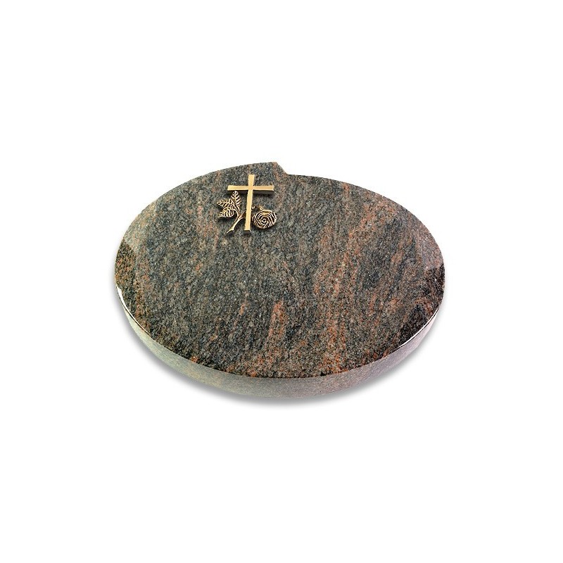 Grabkissen Baroque/Himalaya Kreuz 1 (Bronze)
