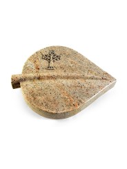 Grabkissen Folia/New-Kashmir Baum 2 (Bronze)
