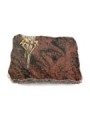 Grabplatte Aruba Delta Lilie (Bronze)