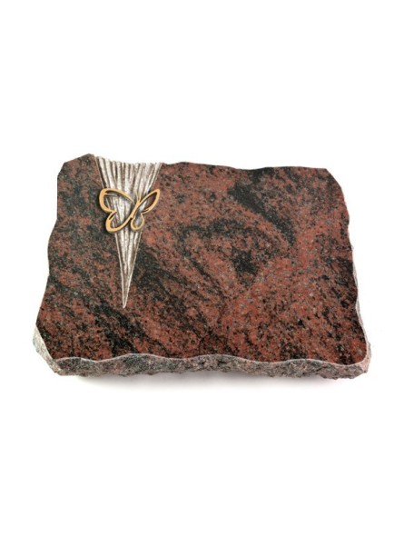 Grabplatte Aruba Delta Papillon (Bronze)