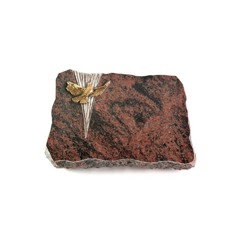 Grabplatte Aruba Delta Taube (Bronze)