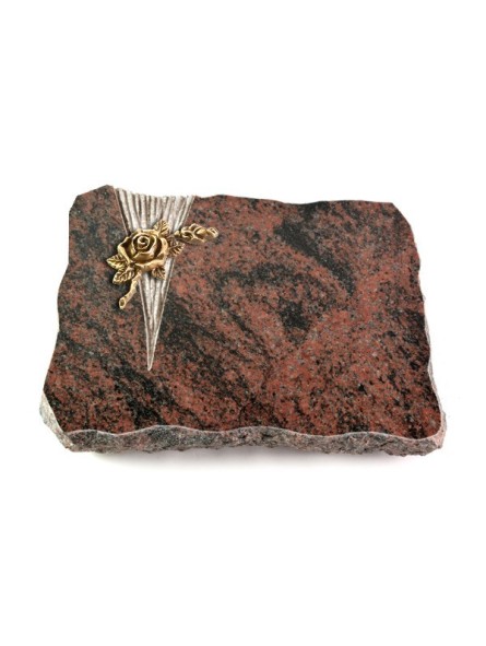 Grabplatte Aruba Delta Rose 1 (Bronze)
