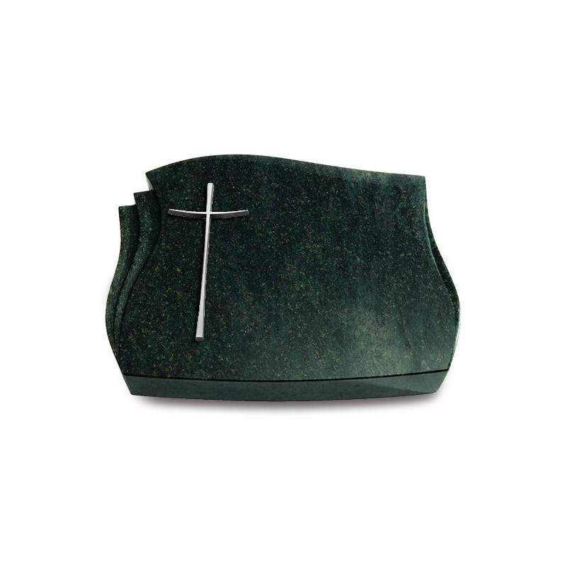 Grabkissen Liberty/Tropical-Green Kreuz 2 (Alu)