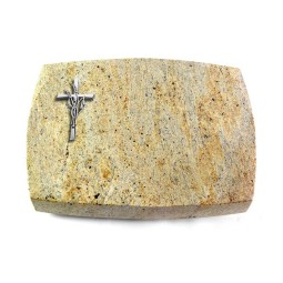 Grabkissen Roma/New-Kashmir Kreuz/Ähren (Alu)
