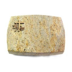 Grabkissen Roma/New-Kashmir Kreuz 1 (Bronze)