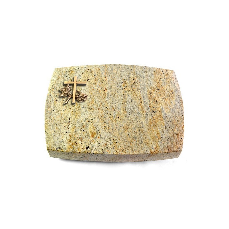 Grabkissen Roma/New-Kashmir Kreuz 1 (Bronze)