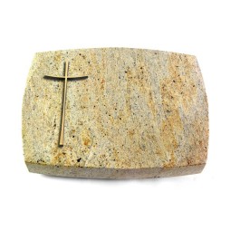 Grabkissen Roma/New-Kashmir Kreuz 2 (Bronze)