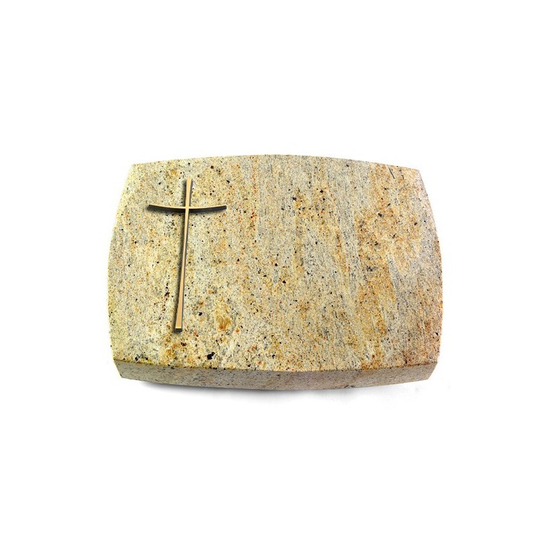 Grabkissen Roma/New-Kashmir Kreuz 2 (Bronze)