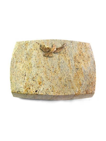 Grabkissen Roma/New-Kashmir Taube (Bronze)