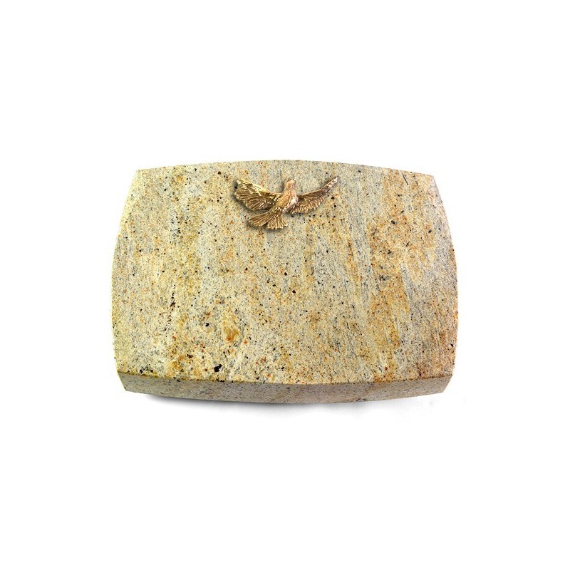 Grabkissen Roma/New-Kashmir Taube (Bronze)