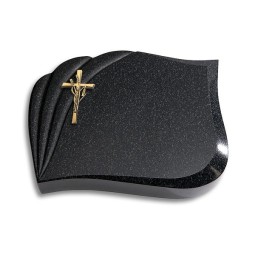 Grabkissen Eterna/Indisch-Impala Kreuz/Ähren (Bronze)