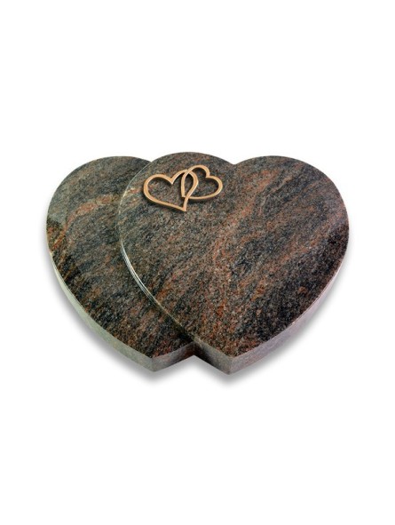 Grabkissen Amoureux/Himalaya Herzen (Bronze)