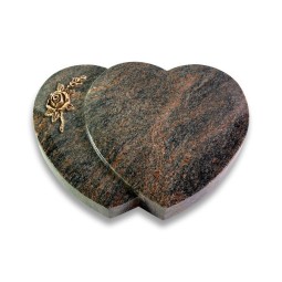 Grabkissen Amoureux/Himalaya Rose 1 (Bronze)