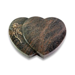 Grabkissen Amoureux/Himalaya Rose 2 (Bronze)