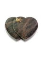 Grabkissen Amoureux/Himalaya Rose 3 (Bronze)