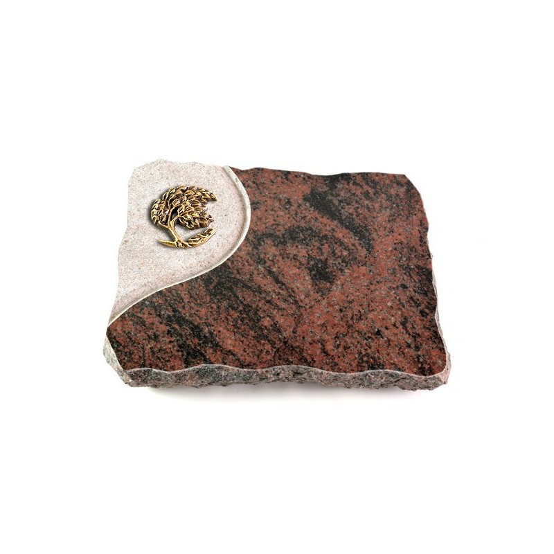 Grabplatte Aruba Folio Baum 1 (Bronze)
