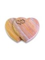 Grabkissen Amoureux/Rainbow Herzen (Bronze)