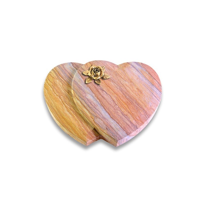 Grabkissen Amoureux/Rainbow Rose 4 (Bronze)