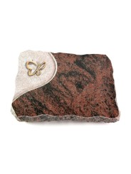 Grabplatte Aruba Folio Papillon (Bronze)