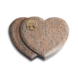 Grabkissen Amoureux/Raw-Silk Baum 3 (Bronze)